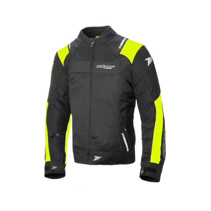 Geaca (jacheta) barbati Racing vara Seventy model SD-JR52 culoare: negru/galben fluor