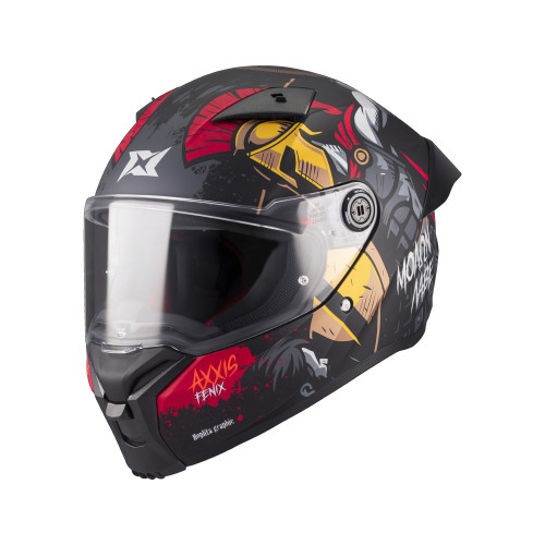 Casca integrala Axxis Fenix Hoplita B5 rosu lucios - tip viziera: MT-V-31B - DKS429