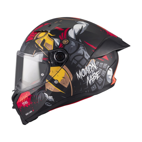 Casca integrala Axxis Fenix Hoplita B5 rosu lucios - tip viziera: MT-V-31B - DKS429 2