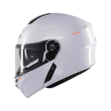 Casca modulabila Axxis model Storm S SV A0 alb lucios Pinlock ready - omologare noua ECE 22.06 - tip viziera: MT-V-25