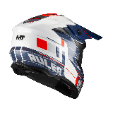 Casca enduro/offroad MT model Falcon S Ruler A15 alb lucios