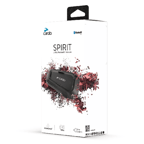 Sistem comunicatie moto complet Cardo model Spirit Single - kit 1 bucata (pentru 1 utilizator)