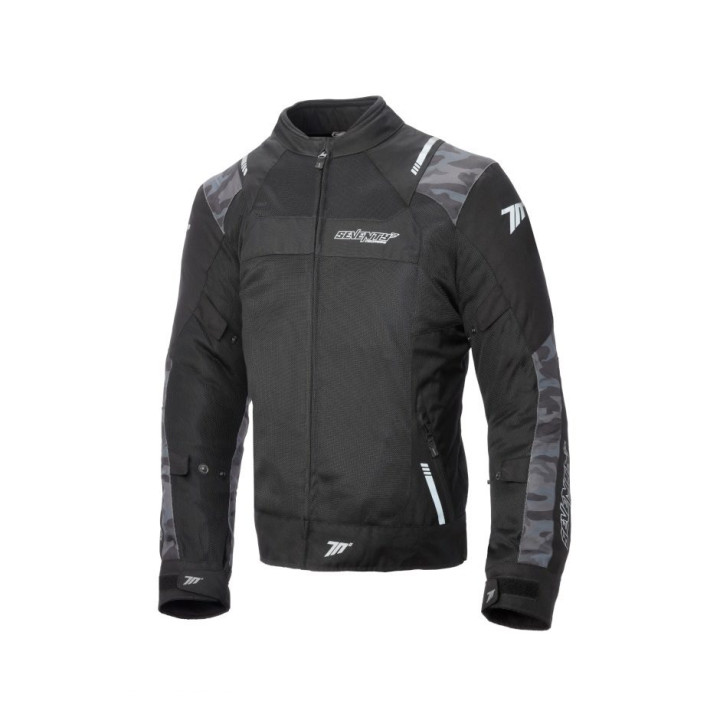 Geaca (jacheta) barbati Racing vara Seventy model SD-JR52 culoare: negru/camuflaj