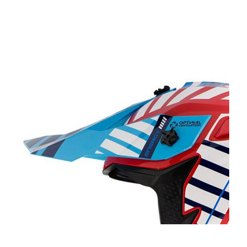 Cozoroc casca off road MT Falcon Energy B5 rosu lucios