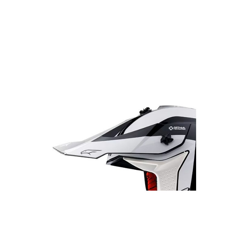 Cozoroc casca off road MT Falcon Warrior B0 alb lucios