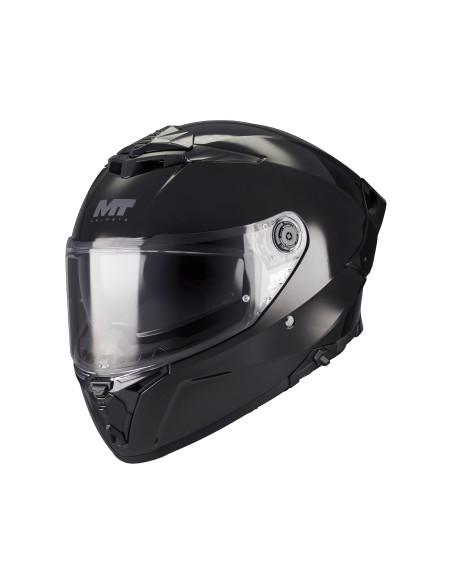 Casca integrala MT Thunder 4 R SV Pure A1 negru lucios (ochelari soare integrati) + lentila antiaburire Pinlock 70 cadou - tip v