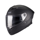 Casca integrala MT Thunder 4 R SV Pure A1 negru mat (ochelari soare integrati) + lentila antiaburire Pinlock 70 cadou - tip vizi