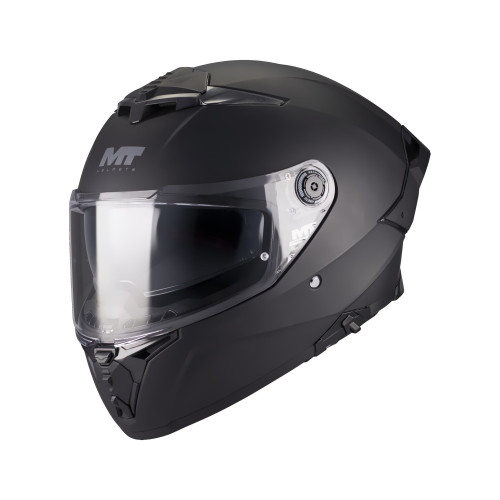 Casca integrala MT Thunder 4 R SV Pure A1 negru mat (ochelari soare integrati) + lentila antiaburire Pinlock 70 cadou - tip vizi