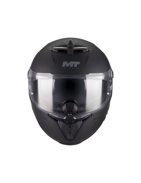 Casca integrala MT Thunder 4 R SV Pure A1 negru mat (ochelari soare integrati) + lentila antiaburire Pinlock 70 cadou - tip vizi