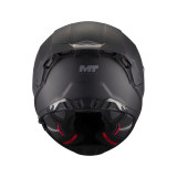 Casca integrala MT Thunder 4 R SV Pure A1 negru mat (ochelari soare integrati) + lentila antiaburire Pinlock 70 cadou - tip vizi