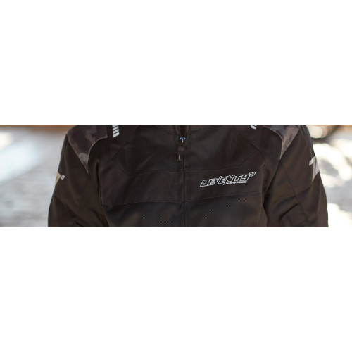 Geaca (jacheta) femei Racing vara Seventy model SD-JR54 culoare: negru/camuflaj 2