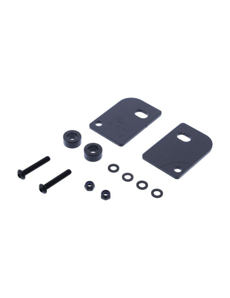 Prinderi portbagaj metalic spate (adaptoare) Piaggio Liberty - Liberty S IGET (24-26) 4T AC 50-125-150cc - (culoare: negru)