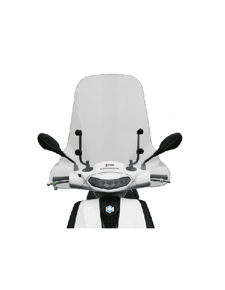 Parbriz mare transparent Piaggio Liberty S ie IGET 3V (25-26) 4T AC 50cc - Liberty ie S IGET 3V ABS (25-26) 4T AC 125-150cc