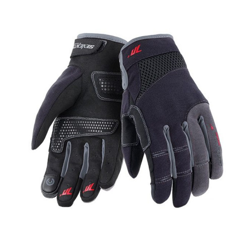Manusi femei Urban vara Seventy model SD-C50 negru/gri - degete tactile