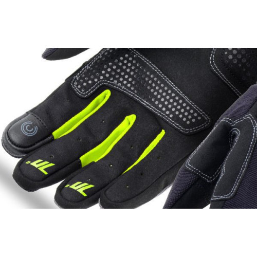 Manusi femei Urban vara Seventy model SD-C50 negru/galben - degete tactile 2