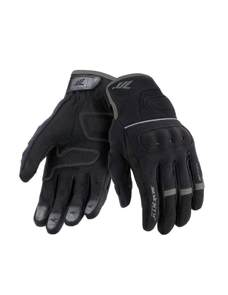 Manusi femei Urban vara Seventy model SD-C56 negru/gri - degete tactile