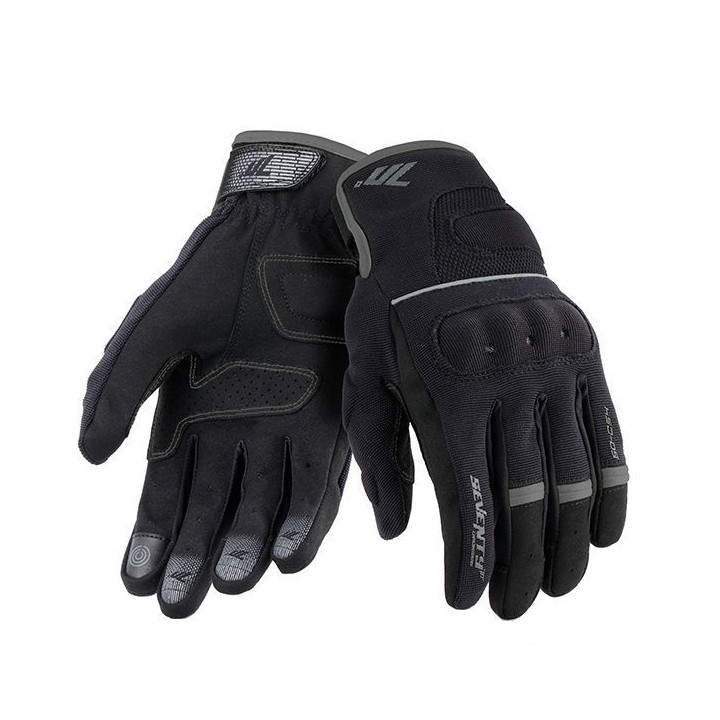 Manusi femei Urban vara Seventy model SD-C56 negru/gri - degete tactile