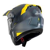 Casca adventure/touring/off road Axxis model Wolf DS Hydra C17 albastru mat - tip viziera: MT-V-20