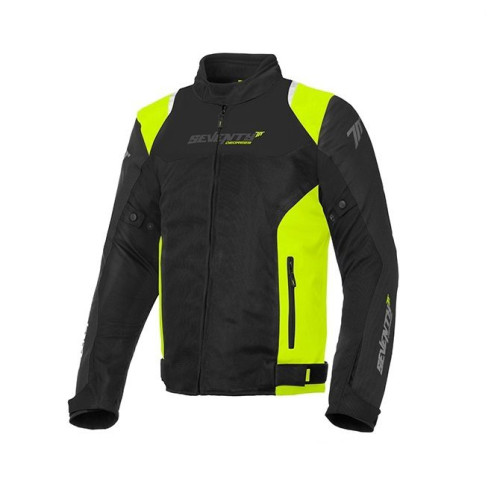Geaca (jacheta) barbati Racing vara Seventy model SD-JR48 culoare: negru/galben fluor