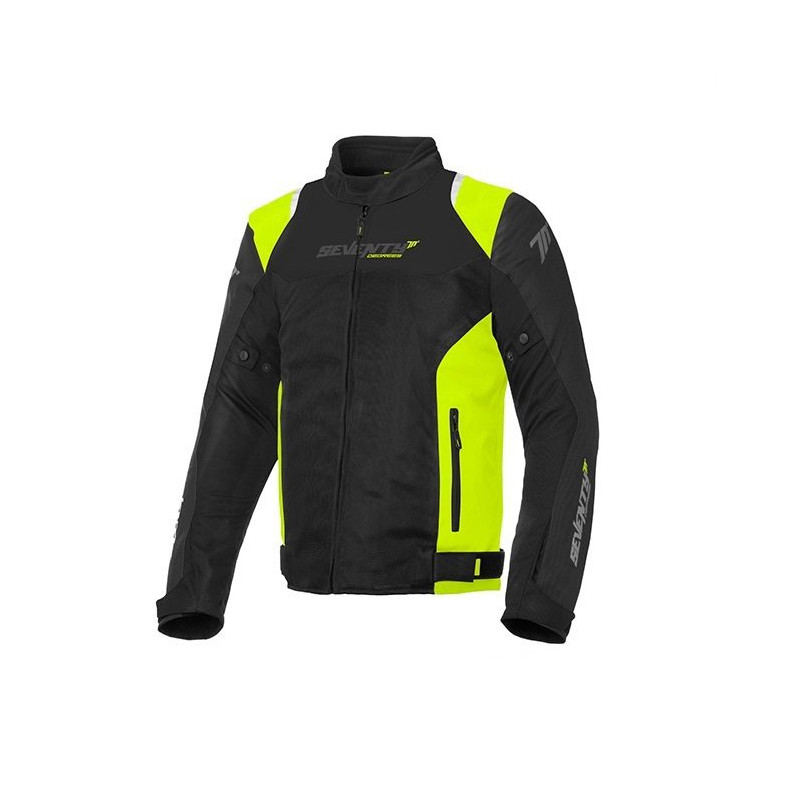Geaca (jacheta) barbati Racing vara Seventy model SD-JR48 culoare: negru/galben fluor