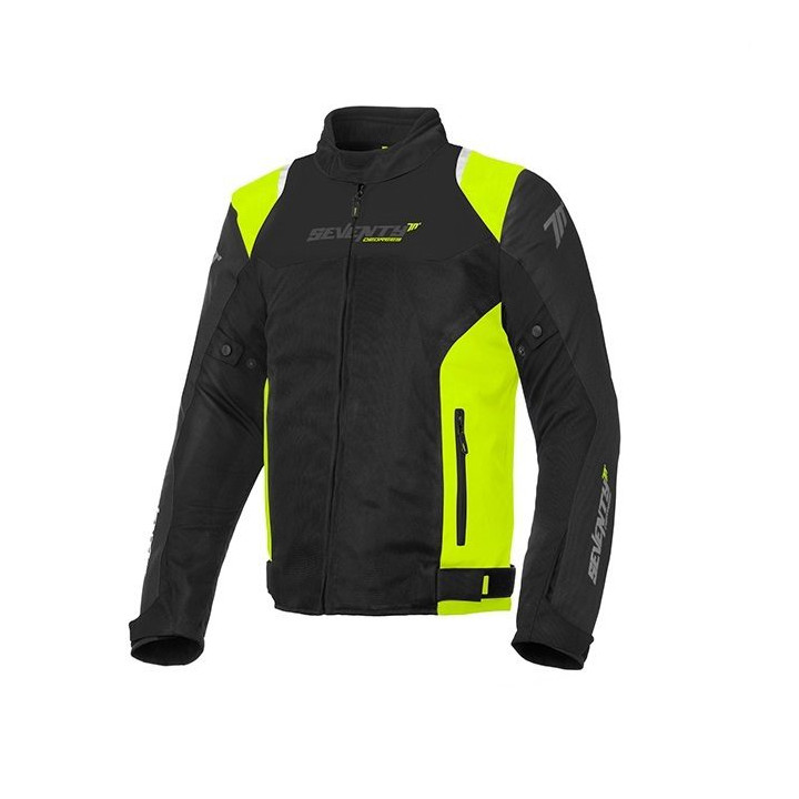 Geaca (jacheta) barbati Racing vara Seventy model SD-JR48 culoare: negru/galben fluor