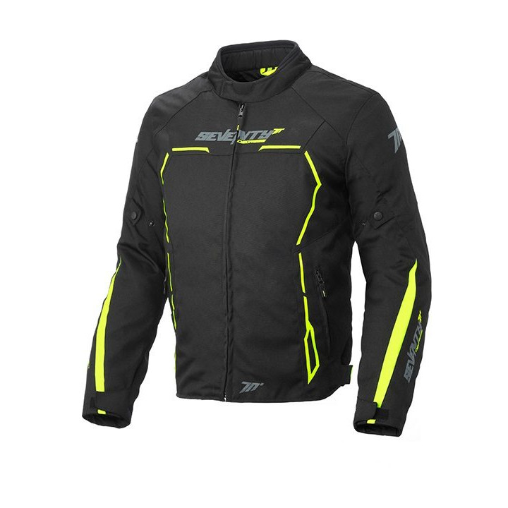 Geaca (jacheta) barbati Racing Seventy vara/iarna model SD-JR65 culoare: negru/galben fluor